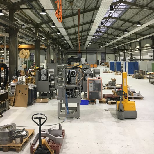 Modernpack Hoppe GmbH Unternehmenshalle Modernpack Hoppe GmbH Unternehmenshalle